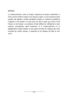 Des nouveaux acides aminés :