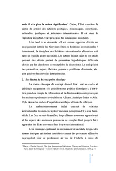 Manuel des Nouveaux etats en Relations Internationales