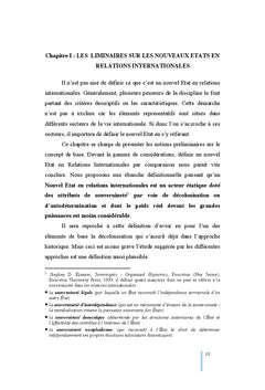 Manuel des Nouveaux etats en Relations Internationales