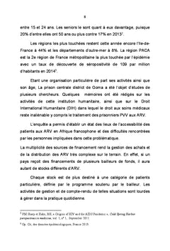 Prise en charge du VIH/SIDA en milieu carcéral cas de la PC Goma-RDC