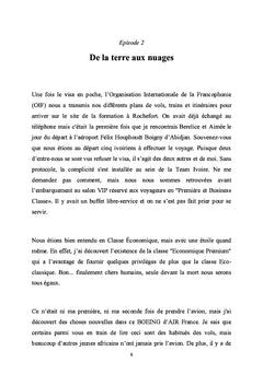 Voyage de Sadjo: ma première fois en France