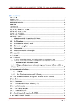 Gestion des forages équipés des pompes à motricité humaine