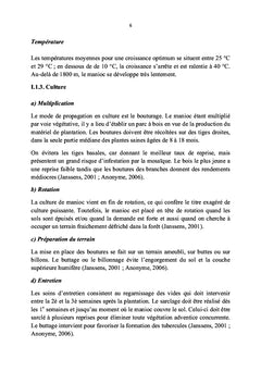 Incidence et la sévérité de la mosaïque africaine du manioc