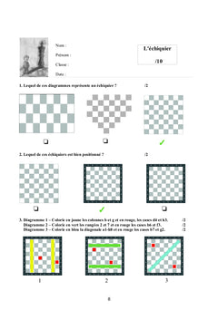 Dispenser le cours d'échecs