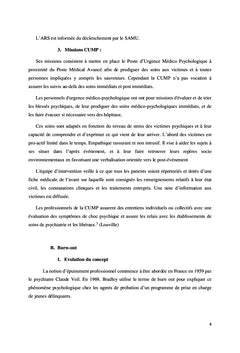 Attentats : impacts sur les professionnels de santé des CUMP
