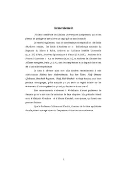 Les Algériens au Maroc pendant la période coloniale