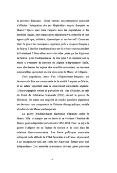 Les Algériens au Maroc pendant la période coloniale