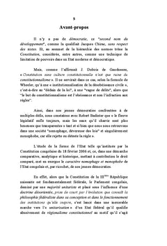 Le fédéralisme congolais à l'épreuve du droit comparé