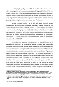 Droit maritime du crédit