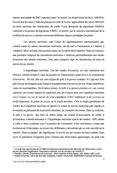 Droit maritime du crédit