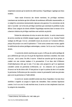 Droit maritime du crédit