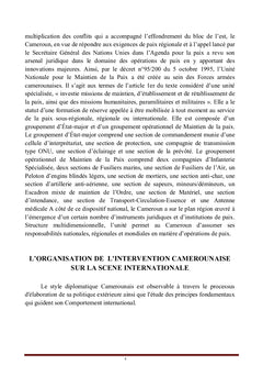Le Cameroun et ses voisins: particularités de développement et perspectives