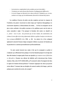 Formation continue des enseignants