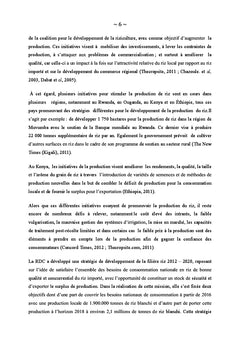 La chaine de valeur riz (oryza sative) dans la plaine de la Ruzizi