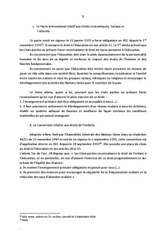 Le Droit à l'éducation en RDC