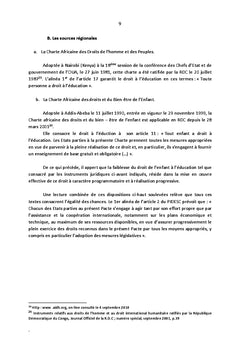 Le Droit à l'éducation en RDC