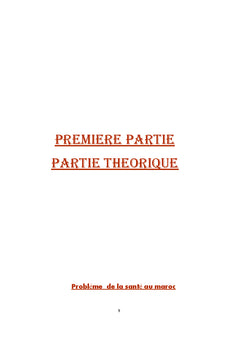 Etude sectorielle sur la santé