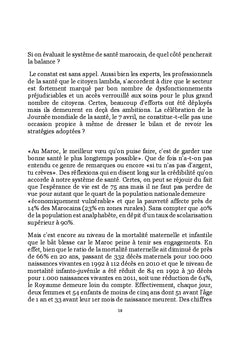 Etude sectorielle sur la santé