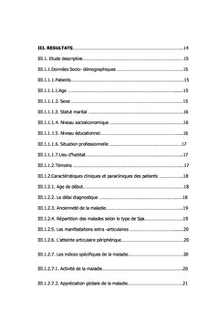 Troubles du sommeil au cours des spondylarthrites