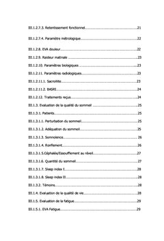 Troubles du sommeil au cours des spondylarthrites