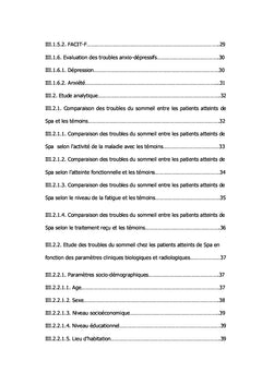Troubles du sommeil au cours des spondylarthrites