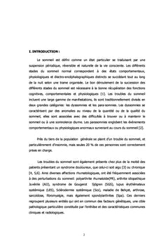 Troubles du sommeil au cours des spondylarthrites