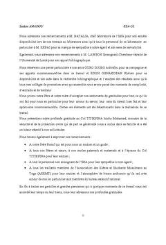 Etude des propriétés larvicides du ricin sur la teigne du chou