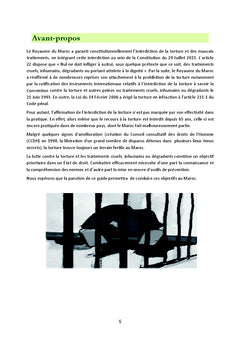 Guide Prévenir la Torture au Maroc