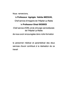 Contribution de l'IRM dans le diagnostic des tumeurs parotidiennes