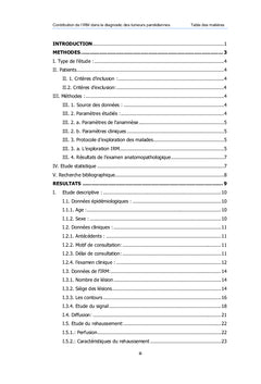 Contribution de l'IRM dans le diagnostic des tumeurs parotidiennes