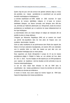 Contribution de l'IRM dans le diagnostic des tumeurs parotidiennes