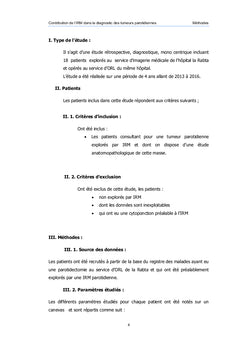 Contribution de l'IRM dans le diagnostic des tumeurs parotidiennes