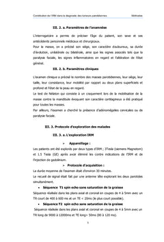Contribution de l'IRM dans le diagnostic des tumeurs parotidiennes