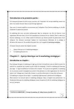 Marketing strategique DAS transport interurbain cas: CTM