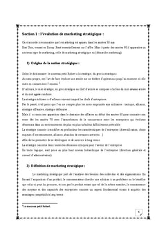 Marketing strategique DAS transport interurbain cas: CTM