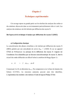 L'analyse chimique des roches au service de la géologie