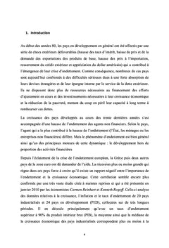 Dette publique et croissance économique
