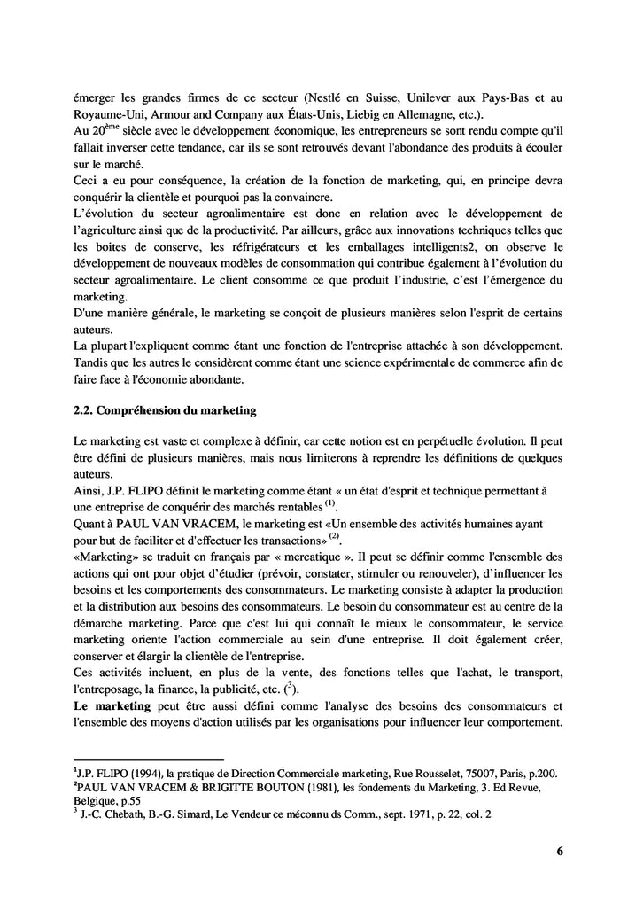 Marketing des Produits Agricoles et Agroalimentaires