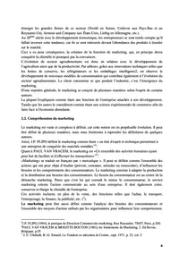 Marketing des Produits Agricoles et Agroalimentaires