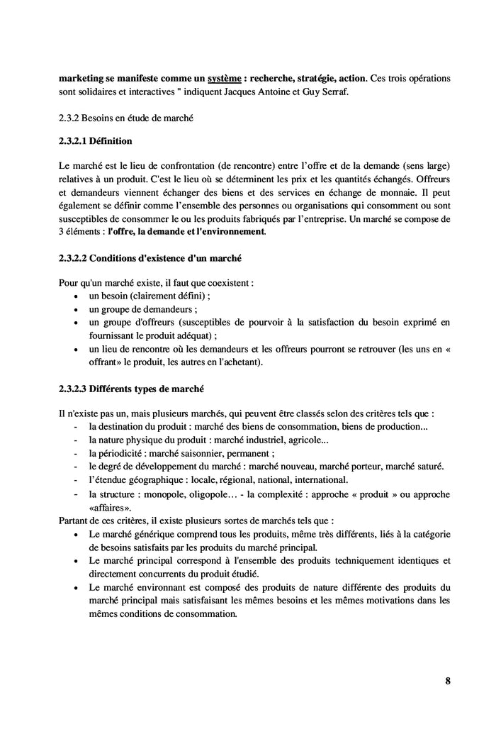 Marketing des Produits Agricoles et Agroalimentaires