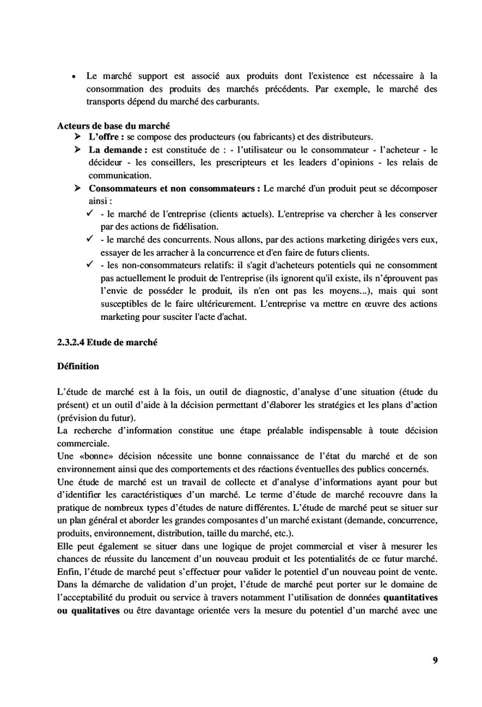 Marketing des Produits Agricoles et Agroalimentaires