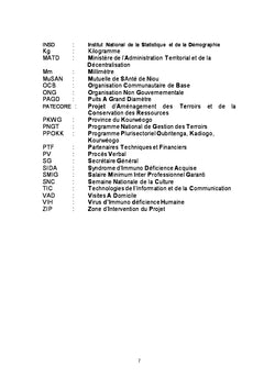 La problématique des associations du Kourwéogo et leur contribution