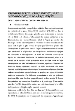La problématique des associations du Kourwéogo et leur contribution