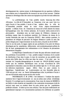 L'acces A l'eau potable