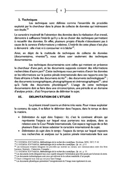La Justice Penale Internationale Face aux Etats du Continent D'Afrique