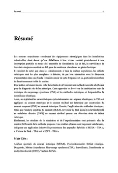Apport de la TSA A la Surveillance des Machines Asynchrones