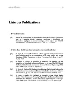 Apport de la TSA A la Surveillance des Machines Asynchrones
