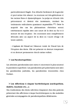 Réhabilitation occluso-prothétique chez l'enfant