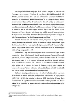 Histoire de Jean Pierre Jouret au Togo: 1920-1934