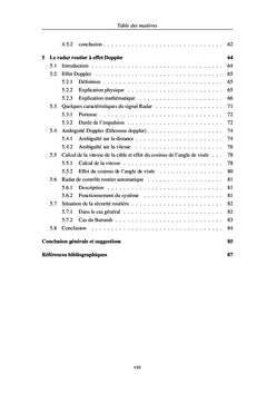 Principes de fonctionnement des radars